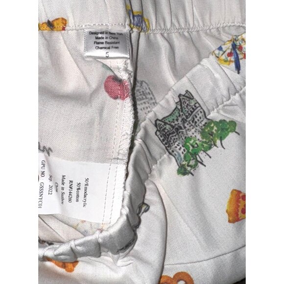 Petite Plume New York Pajama Set Size 10 Kids Flannel Button-Up Sleepwear - Picture 3 of 13